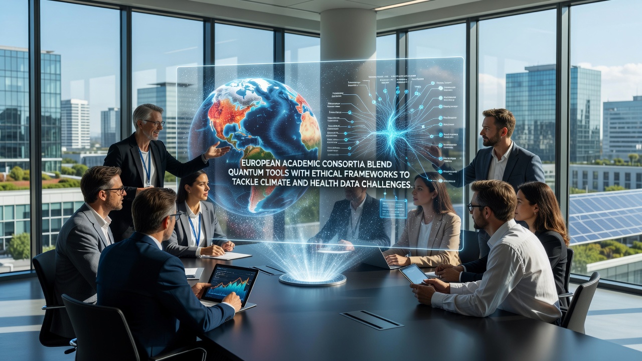 European Academic Consortia Blend Quantum Tools with Ethical Frameworks to Tackle Climate and Health Data Challenges