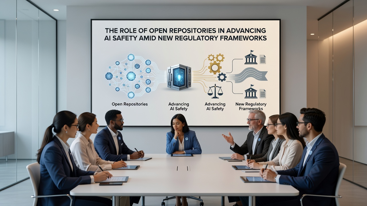 Open repository interface displaying AI safety benchmarks and model documentation